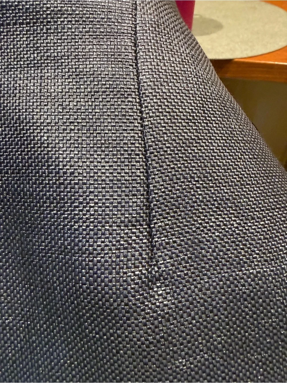 NWT -  Emporio Armani Navy Textured Pencil Skirt Sz 38IT US2